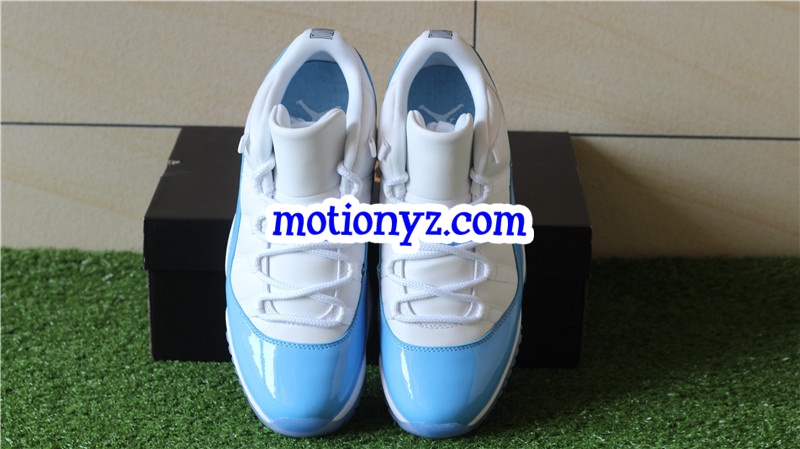 Authentic Air Jordan 11 Low Columbia Blue